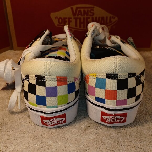 VANS Men's 4/Women's 5.5 ComfyCush Old Skool x MoMA Checkerboard VN0A3WMA1PJ - Picture 10 of 12